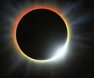 Images Dated 21st September 2009: Annular solar eclipse, artwork