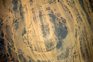 Impact Crater Gallery: Aorounga Crater, Chad, satellite image