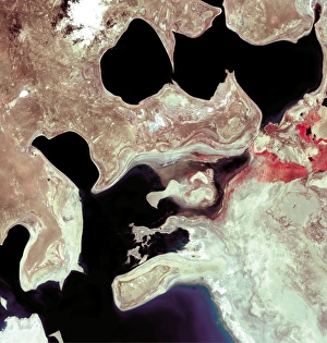 Aral Sea, satellite image, 2000 Aral Sea, satellite image, 2000