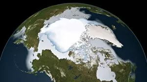 Artic sea ice coverage, 1980 C014/4710