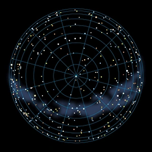 Artwork of the celestial northern hemisphere Artwork of the celestial northern hemisphere