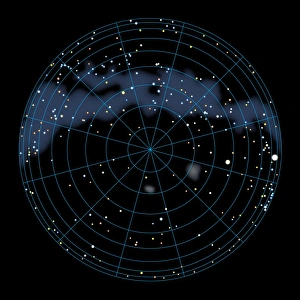 Artwork of the celestial southern hemisphere Artwork of the celestial southern hemisphere