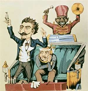 Artwork of a medical charlatan selling quack cures Artwork of a medical charlatan selling quack cures