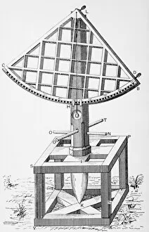 An astronomical sextant designed by Tycho Brahe