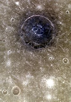 Atget crater, Mercury, MESSENGER image C016/9719