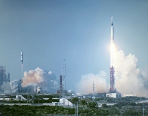 Atlas-Agena rocket launch for Gemini 8 Atlas-Agena rocket launch for Gemini 8