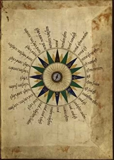 Ornamental Gallery: Atlas compass, 16th century