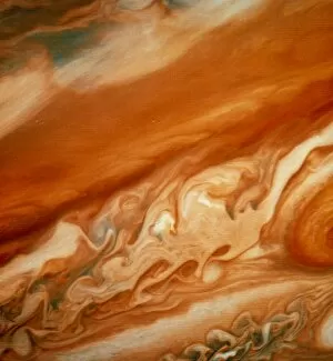 Voyager 1 Collection: Atmospheric waves on Jupiter