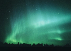 Aurora Borealis (Northern Lights) seen in Finland Aurora Borealis (Northern Lights) seen in Finland