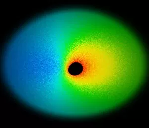 Images Dated 15th February 2001: Black hole model