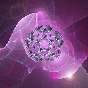 Nanotechnology Gallery: Buckyball, artwork F008 / 3347