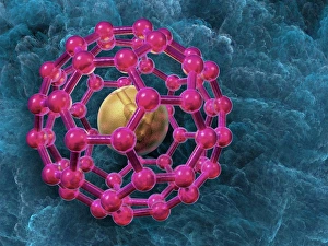 Nanotechnology Gallery: Buckyball, artwork F008 / 3355