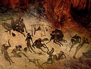 Cave painting, artwork Cave painting, artwork