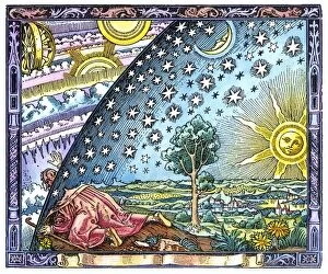 Moon Collection: Celestial mechanics, medieval artwork