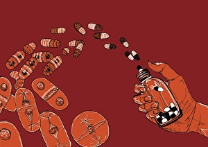 Cellular polarity, illustration C018/0775 Cellular polarity, illustration C018/0775