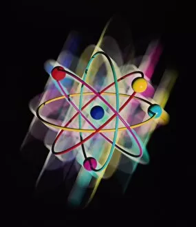 Images Dated 5th November 1996: Computer artwork of a beryllium atom
