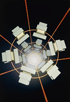 Computer artwork of a network of computers Computer artwork of a network of computers