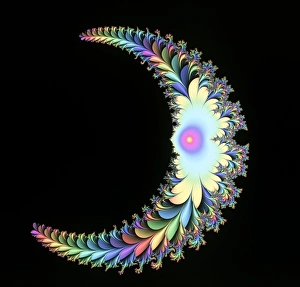 Computer-generated Julia fractal Computer-generated Julia fractal