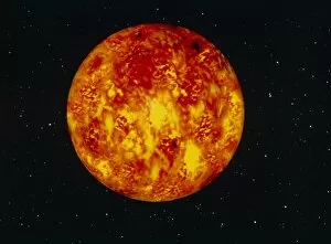 Images Dated 16th June 1995: Computer graphic of the Sun