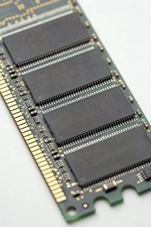 Computer Hardware Parts Prints: Computer memory chips
