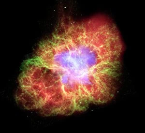 Composite Gallery: Crab nebula, composite image