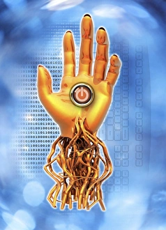 Cybernetic Gallery: Cyborg, conceptual artwork F005 / 0231