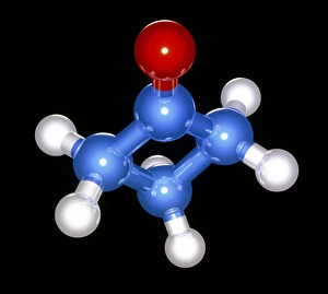 Images Dated 13th May 1998: Cyclobutanone molecule
