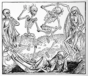 The Dance of Death, allegorical artwork The Dance of Death, allegorical artwork