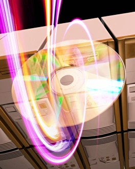 Compact Disc Storage Prints: Data storage