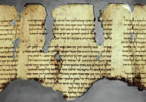 Written Gallery: Dead Sea scroll fragment, 1st century AD C014 / 2074