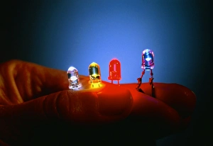 Different coloured Light Emitting Diodes (LEDs) Different coloured Light Emitting Diodes (LEDs)