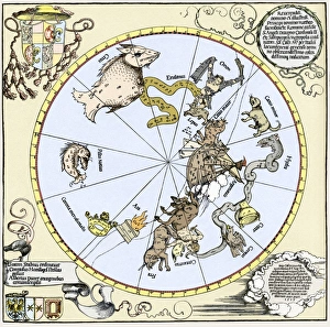 Durers Celestial Globe, 1515 Durers Celestial Globe, 1515