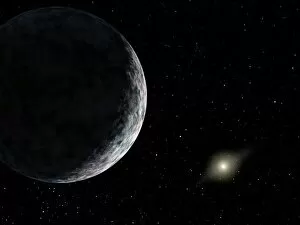 Dwarf planet Eris (UB313), artwork