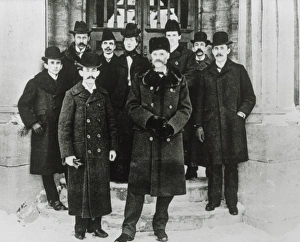 E. Rutherford in a group portrait at McGill Unive E. Rutherford in a group portrait at McGill Unive