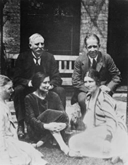 Physicist Collection: E. Rutherford together with Niels Bohr