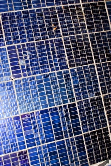 Baikonur Space Museum Prints: Early spacecraft solar array panel