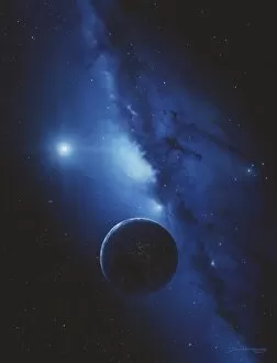 Cosmos Gallery: Earth and Milky Way