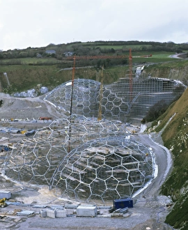 Eden Project construction Eden Project construction