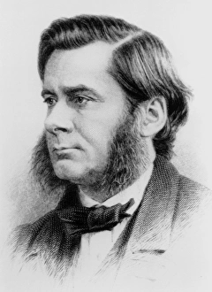 Engraving of biologist Thomas Huxley, in 1874 Engraving of biologist Thomas Huxley, in 1874