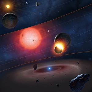 Earth Prints: Evolution of a Planetary System Print