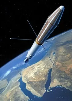 Sputnik Gallery: Explorer 1 in orbit