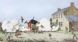 First fatal automobile accident, 1834 First fatal automobile accident, 1834