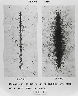 First photo of ultraheavy primary cosmic ray First photo of ultraheavy primary cosmic ray