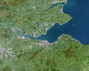 British Isles Gallery: Firth of Forth, UK, satellite image