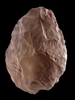 Images Dated 4th July 2012: Flint hand-axe C013 / 6640