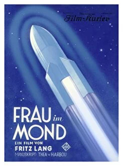 Space Flight Collection: Frau im Mond advert, 1929