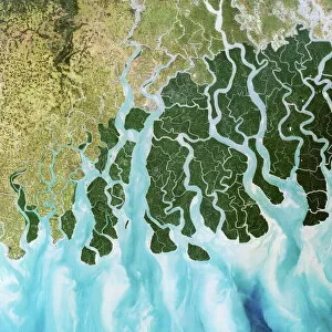 Satellite Image Collection: Ganges River delta, India