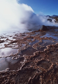 Geyser field Geyser field