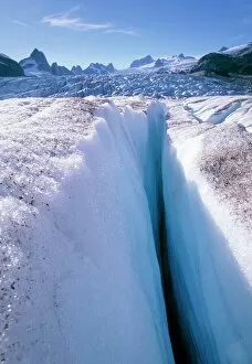 Montane Gallery: Glacier crevasse, Canada