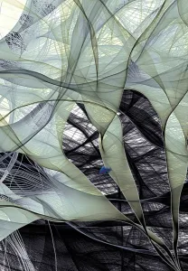 Graphics And Pattern Prints: Electron Flow Print